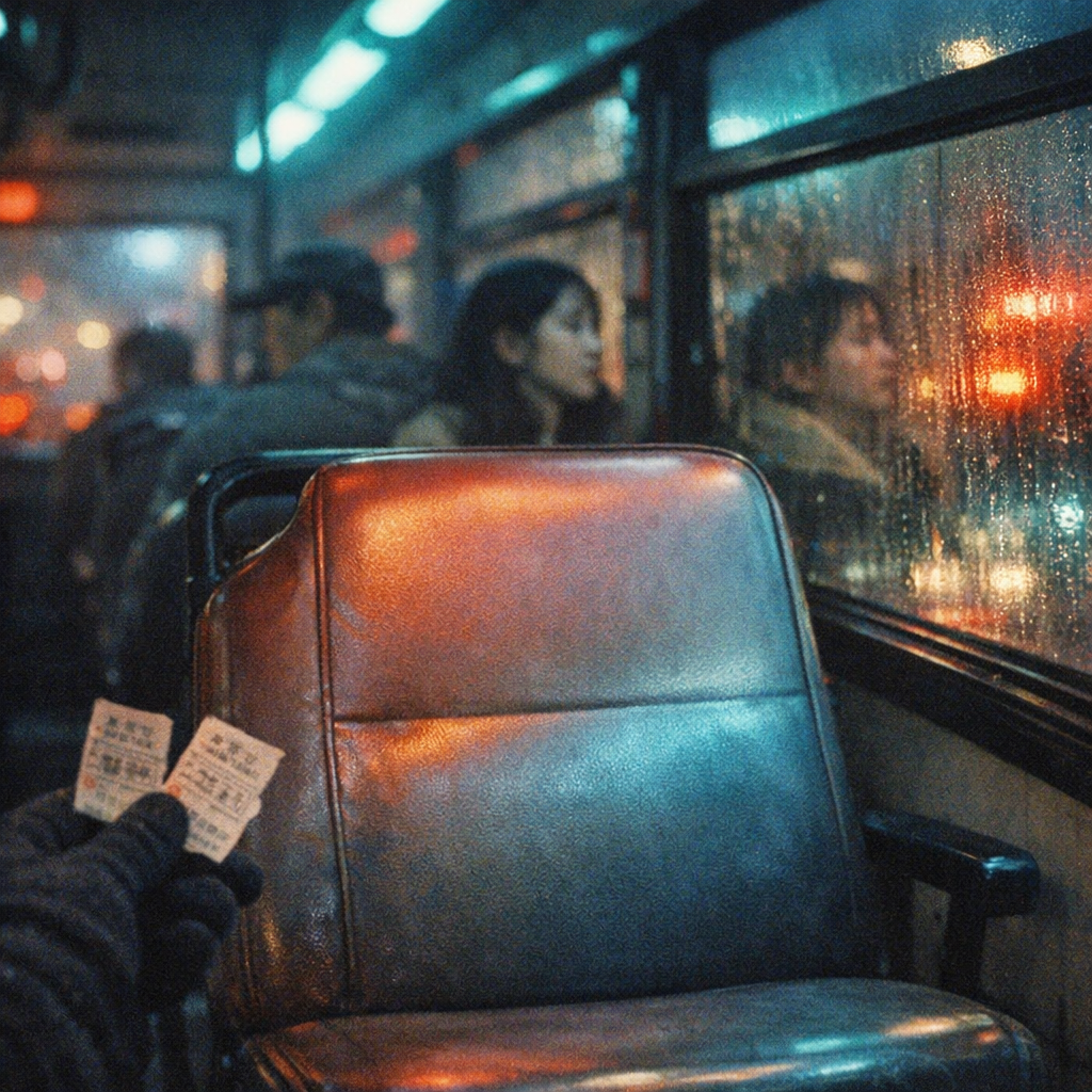 Night Bus Seat, Breathing